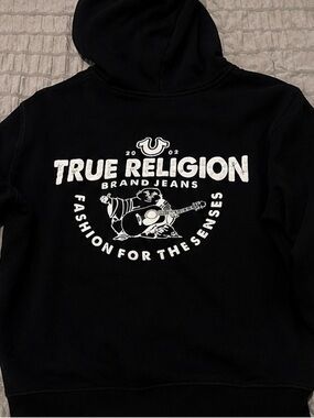 True Religion Zip Hoodie -Black -LIMITED TIME
